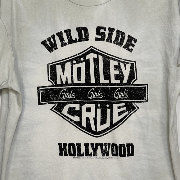 Motley Crue Girls Girls Girls California Vinyl Icons T-Shirt Large - Picture 2 of 5